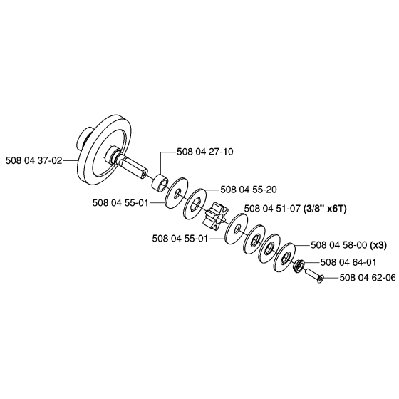 Clutch Assembly for Husqvarna 317