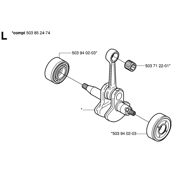 Crankshaft Assembly for 323P