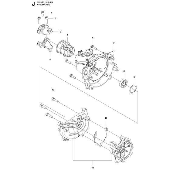 Crankcase Assembly for 325 HE4