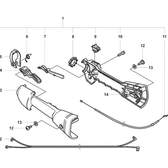 Throttle Controls for Husqvarna