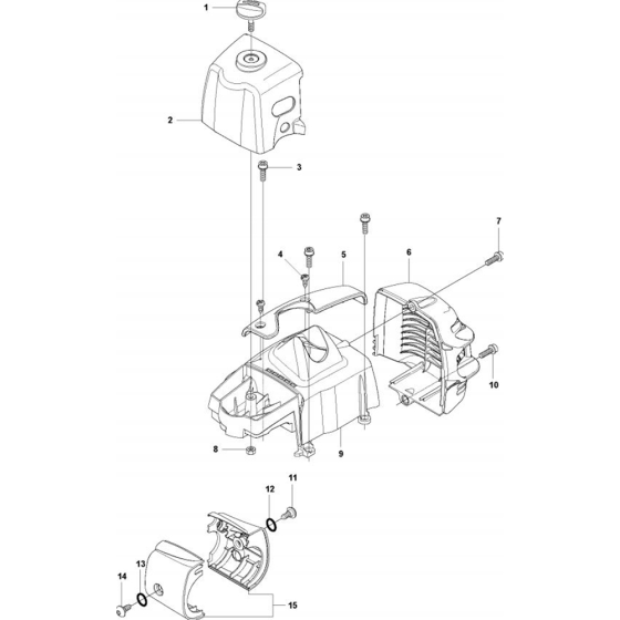 Cover for Husqvarna 326 EX
