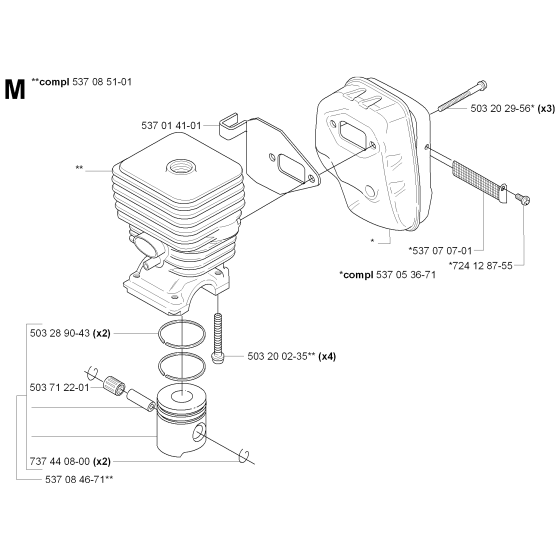 Ignition System for Husqvarna 326 HE4