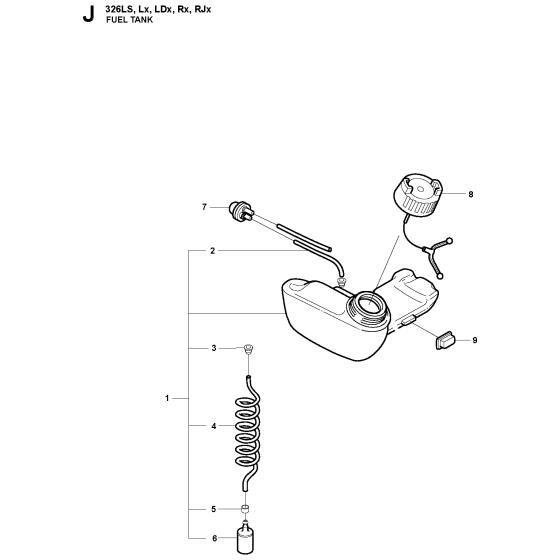 Fuel Tank Assembly for 326RX