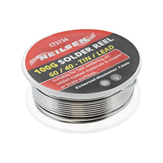 Solder Reel 60/40 Tin Lead -  1mm External Diameter