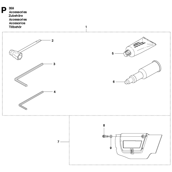 Husqvarna 359 Chainsaw Accessories