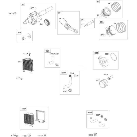 Crankshaft & Piston Assembly