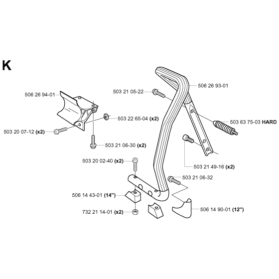 Handle Assembly for 371K