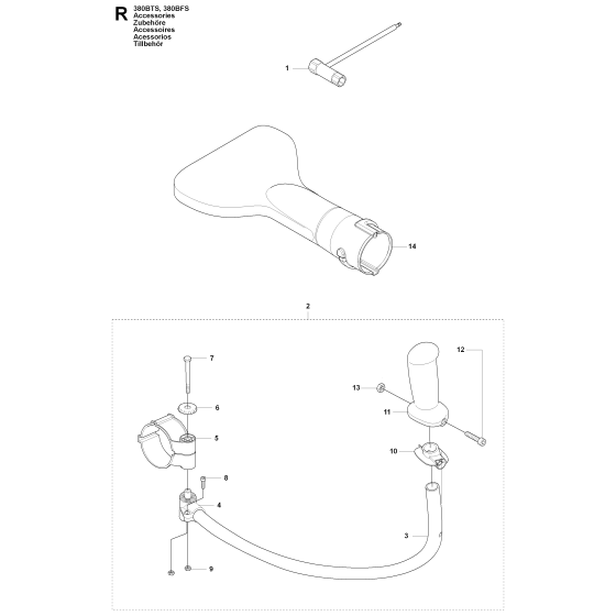 Accessories for Husqvarna 380BFS