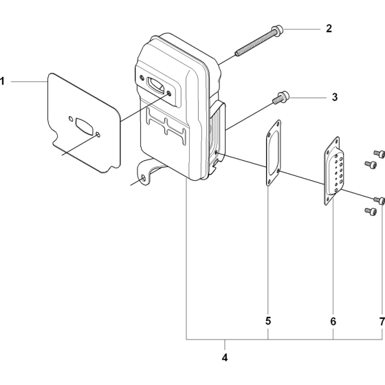 Muffler Assembly for 380BFS
