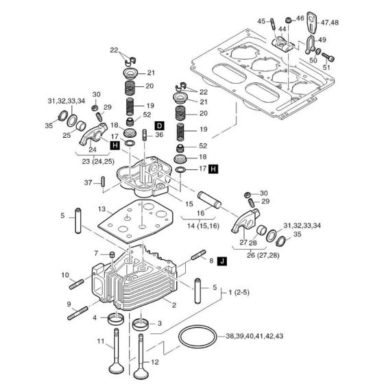 Cylinder Head for Hatz 3M41