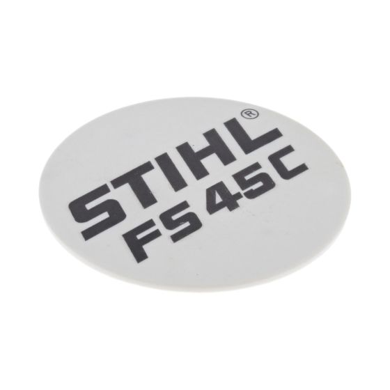 Model Plate for Stihl FS45C Brushcutters - OEM No. 4140 967 1515