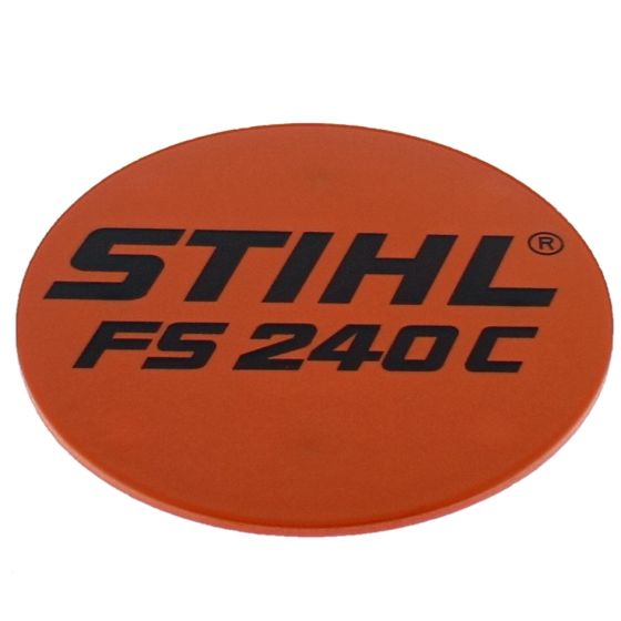 Model Plate for Stihl FS240 C Brushcutter - OEM No. 4147 967 1550