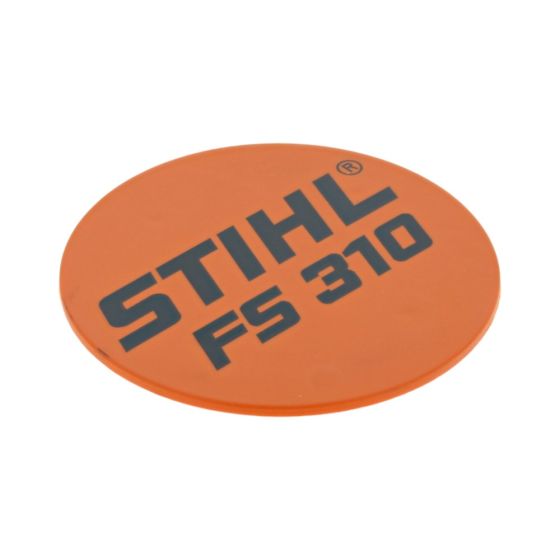 Model Plate for Stihl FS310 Clearing Saws - OEM No. 4180 967 1532