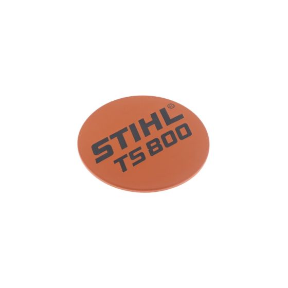 Model Plate for Stihl TS 800 Disc Cutter - OEM No. 4224 967 1501