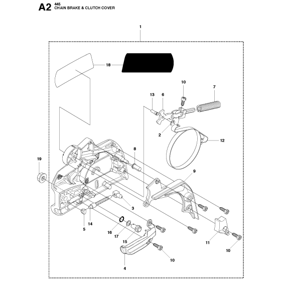 Chain Brake & Clutch Cover