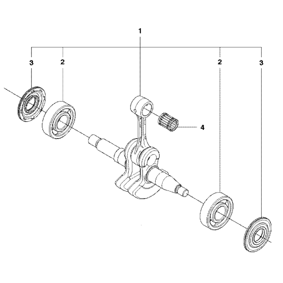 Crankshaft Assembly For Husqvarna 445 Chainsaw