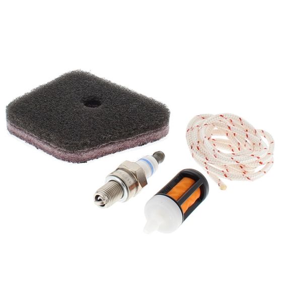 Service Kit w/ 3x850mm Starter Rope for Stihl KM 90 R Kombi Engines