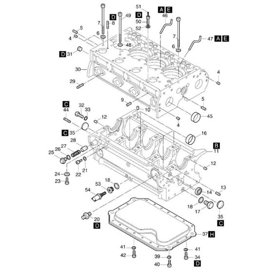 Crankcase Assembly for Hatz