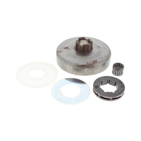 Clutch Drum Assy with Rim 3/4" - 8T for Husqvarna 266, 268 Chainsaws - OEM No. 501 83 15-03