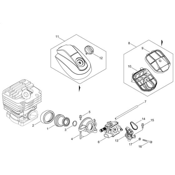 Air Cleaner & Carburettor