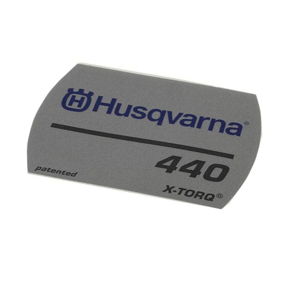 Label for Husqvarna 440II  Chainsaws - OEM No. 504 54 68-05