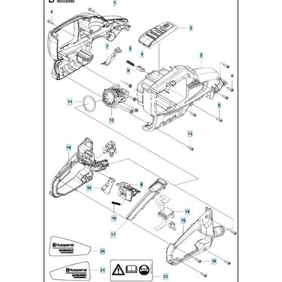 Housing Equipment for Husqvarna