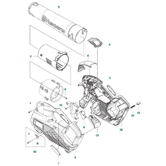 Chassis for Husqvarna 525iB
