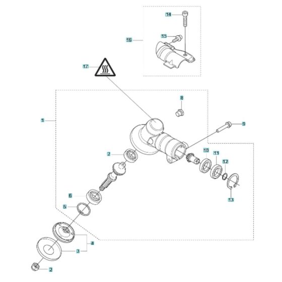 Bevel Gear for Husqvarna 525iRXT
