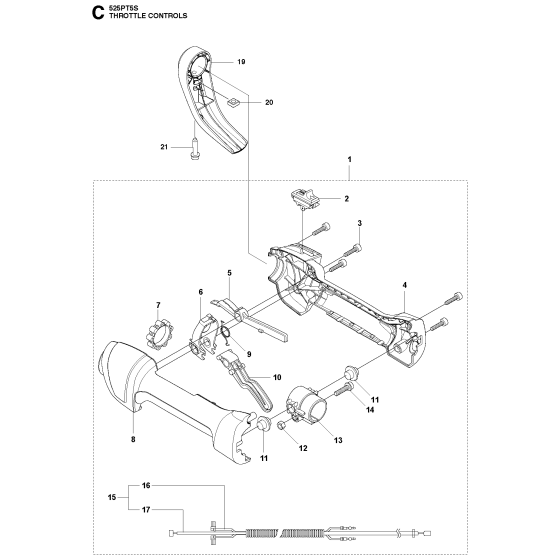 Throttle Controls for Husqvarna