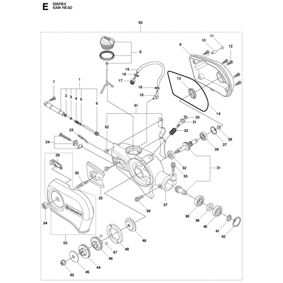 Saw Head Assembly for 535FBX
