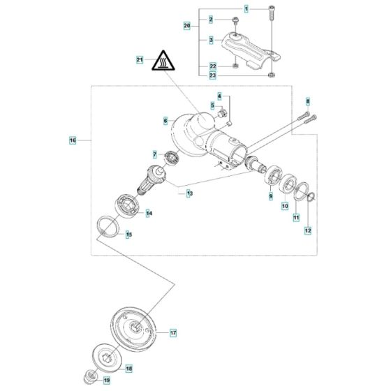 Bevel Gear for Husqvarna 535iFR