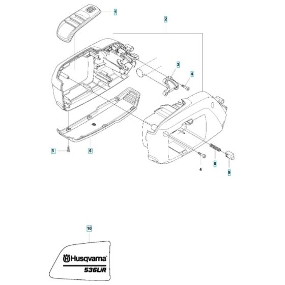 Housing for Husqvarna 536LiR