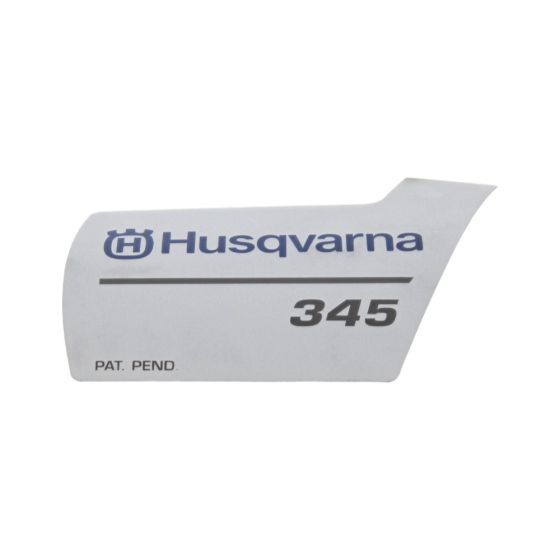 Decal for Husqvarna 340, 340E, 345, 345E Chainsaws - 537 37 05-02