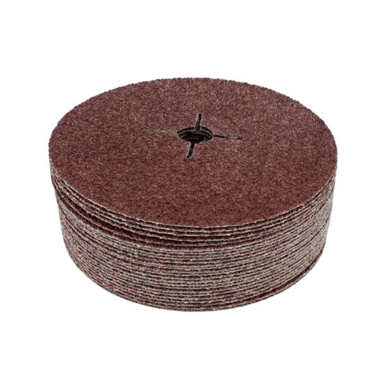 Fibre Sanding Disc 24 Grit 178mm x 22mm - Pack of 25