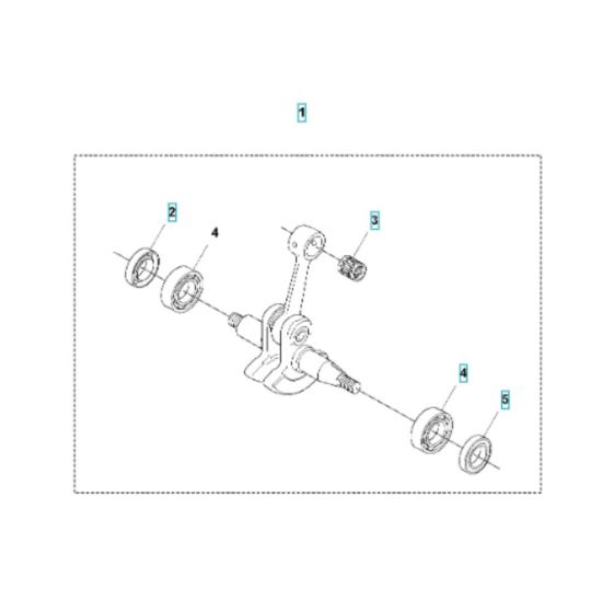 Crankshaft Assembly for 545F