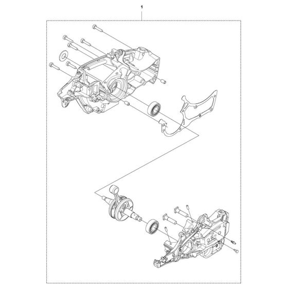 Short Block Assembly for Husqvarna