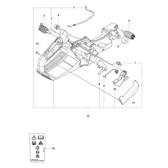 Fuel Tank Assembly for Husqvarna