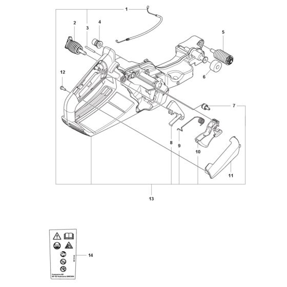 Fuel Tank Assembly for Husqvarna