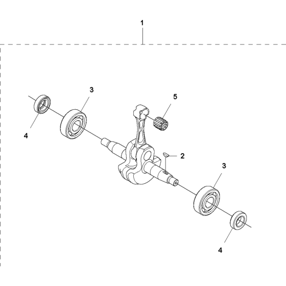 Crankshaft Assembly for Husqvarna