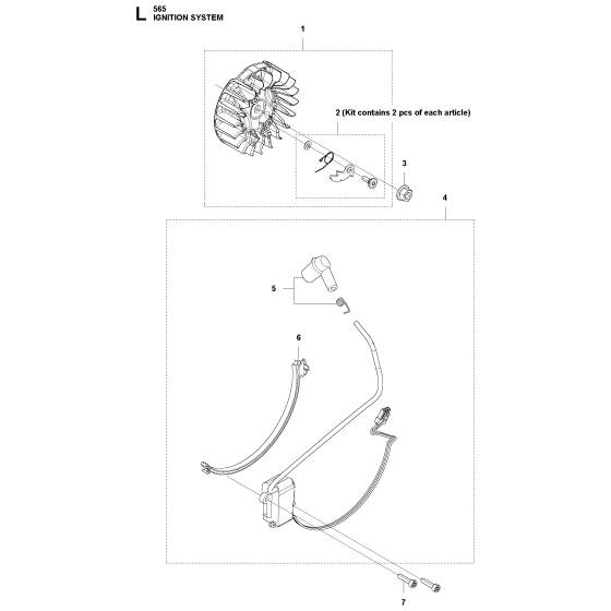 Ignition System for Husqvarna 565