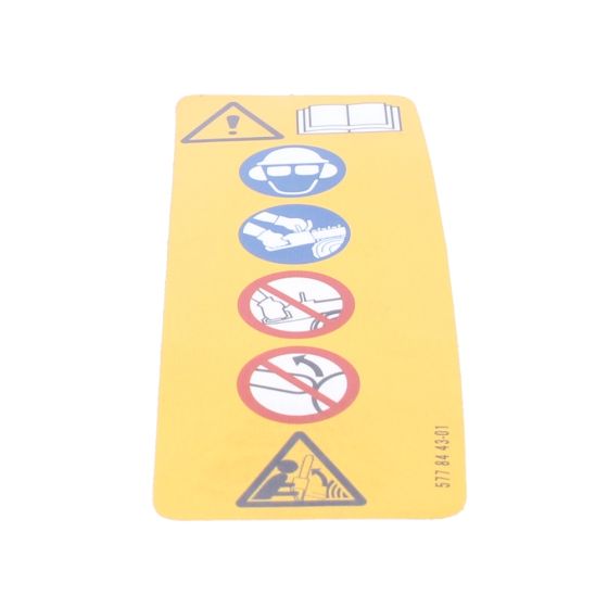 Decal for Husqvarna 120I, 545, 55, 556 Chainsaws - 577 84 43-01
