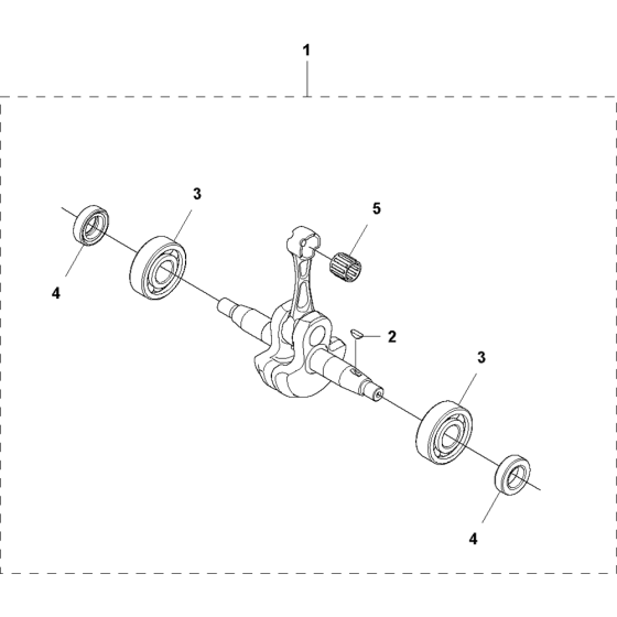 Crankshaft Assembly for Husqvarna