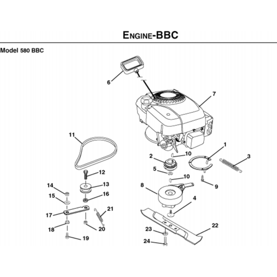 Engine Assembly for Husqvarna
