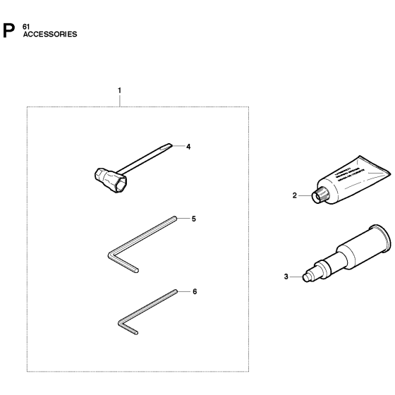 Accessories for Husqvarna 61