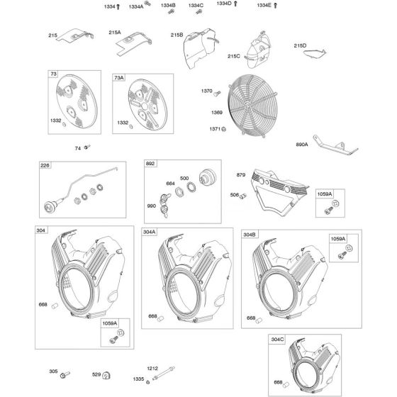 Air Guide Assembly for Briggs & Stratton