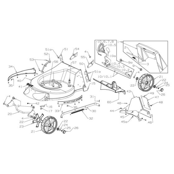 Deck Assembly for Masport 625AL