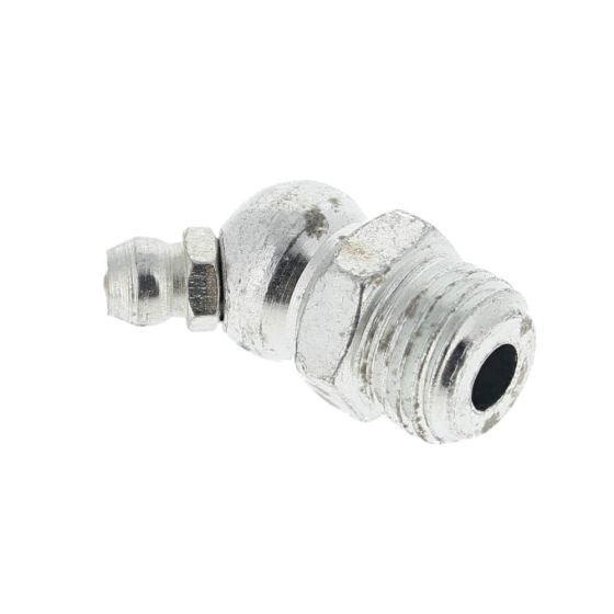 Grease Nipple 1/4" BSP Angled 45 Degree for Hydraulic Applications - Each