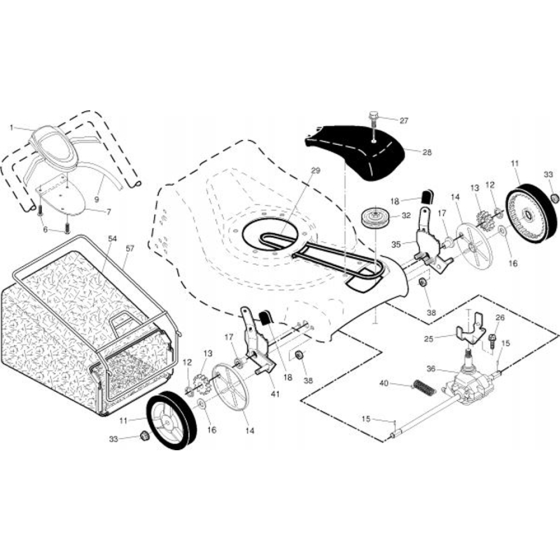 Drive for Husqvarna 7021 KF