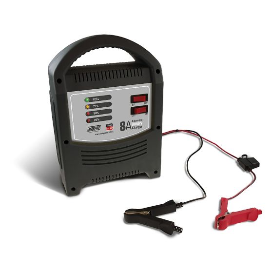 Maypole 6v/12v 8 Amp Battery Charger - MP7108 (Replaces MP7418)