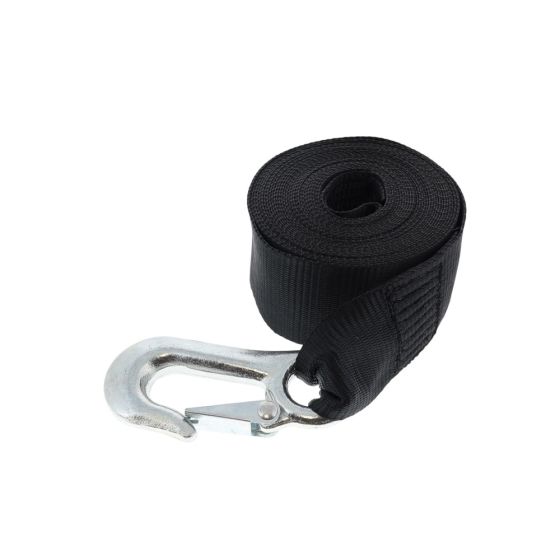 7M Polyester Winch Strap & Hook 50m wide x 7m (23') length 1500kg Capacity